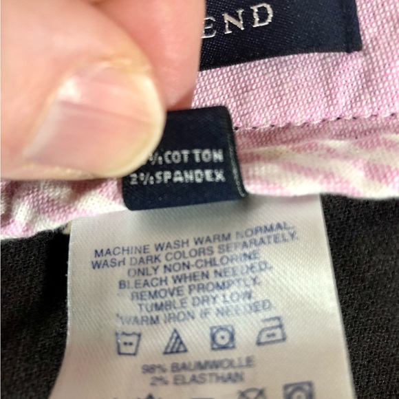 Lands End Women  Corduroy Pants Brown Flared Leg Zip Front Brown Size 12 - Picture 7 of 9